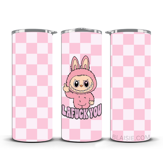 LABUBU THEMED PINK 20OZ TUMBLER