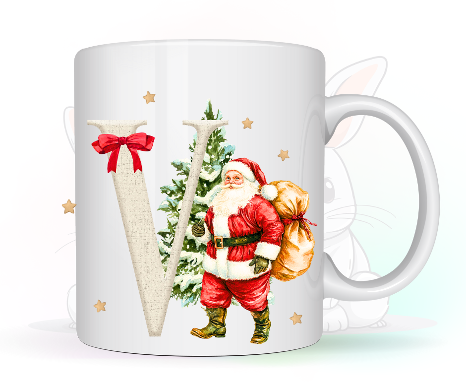 FATHER CHRISTMAS INITIAL MUG