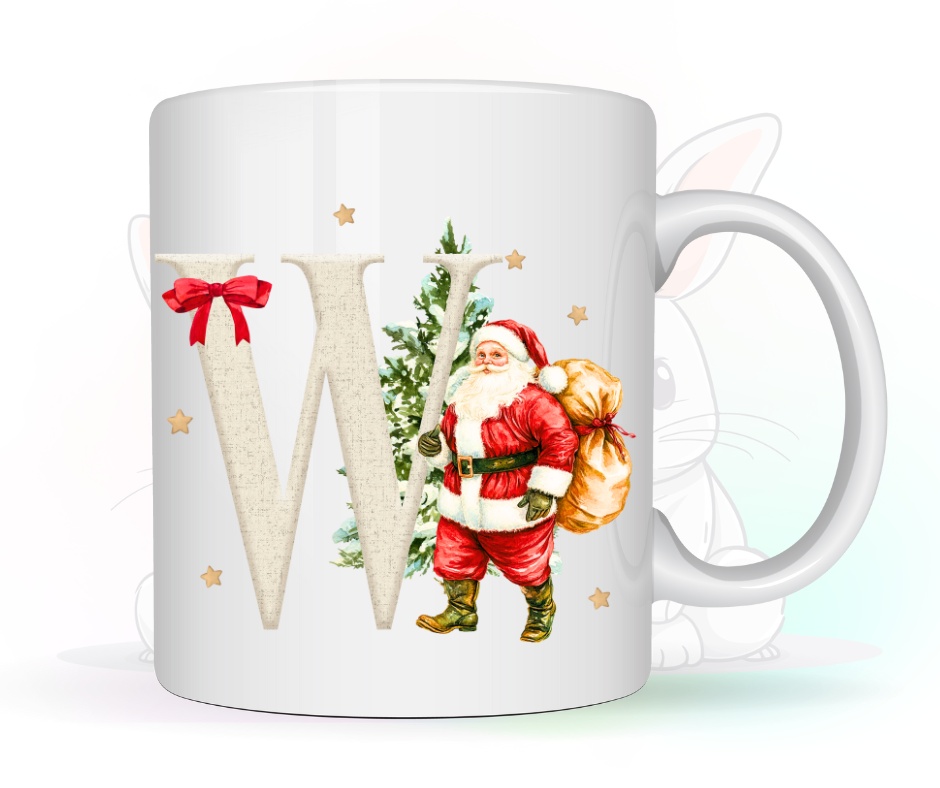 FATHER CHRISTMAS INITIAL MUG