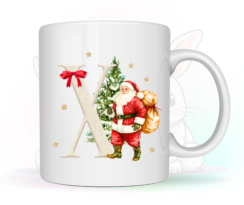 FATHER CHRISTMAS INITIAL MUG