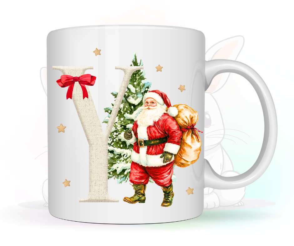 FATHER CHRISTMAS INITIAL MUG