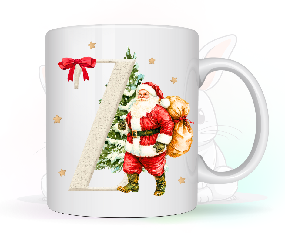 FATHER CHRISTMAS INITIAL MUG