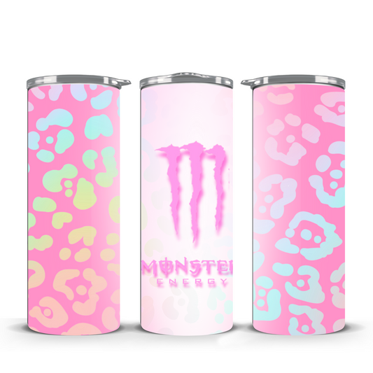 M Energy light pink animal print