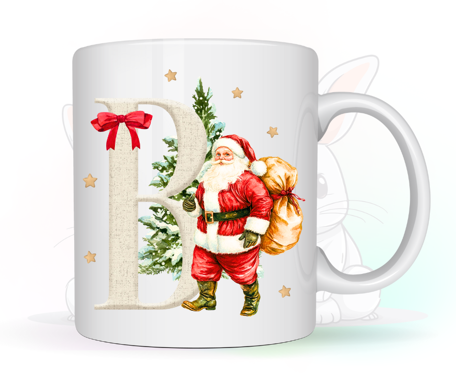 FATHER CHRISTMAS INITIAL MUG