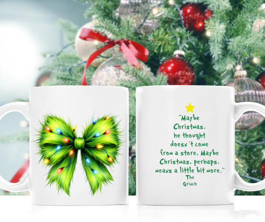 GRINCH BOW MUG