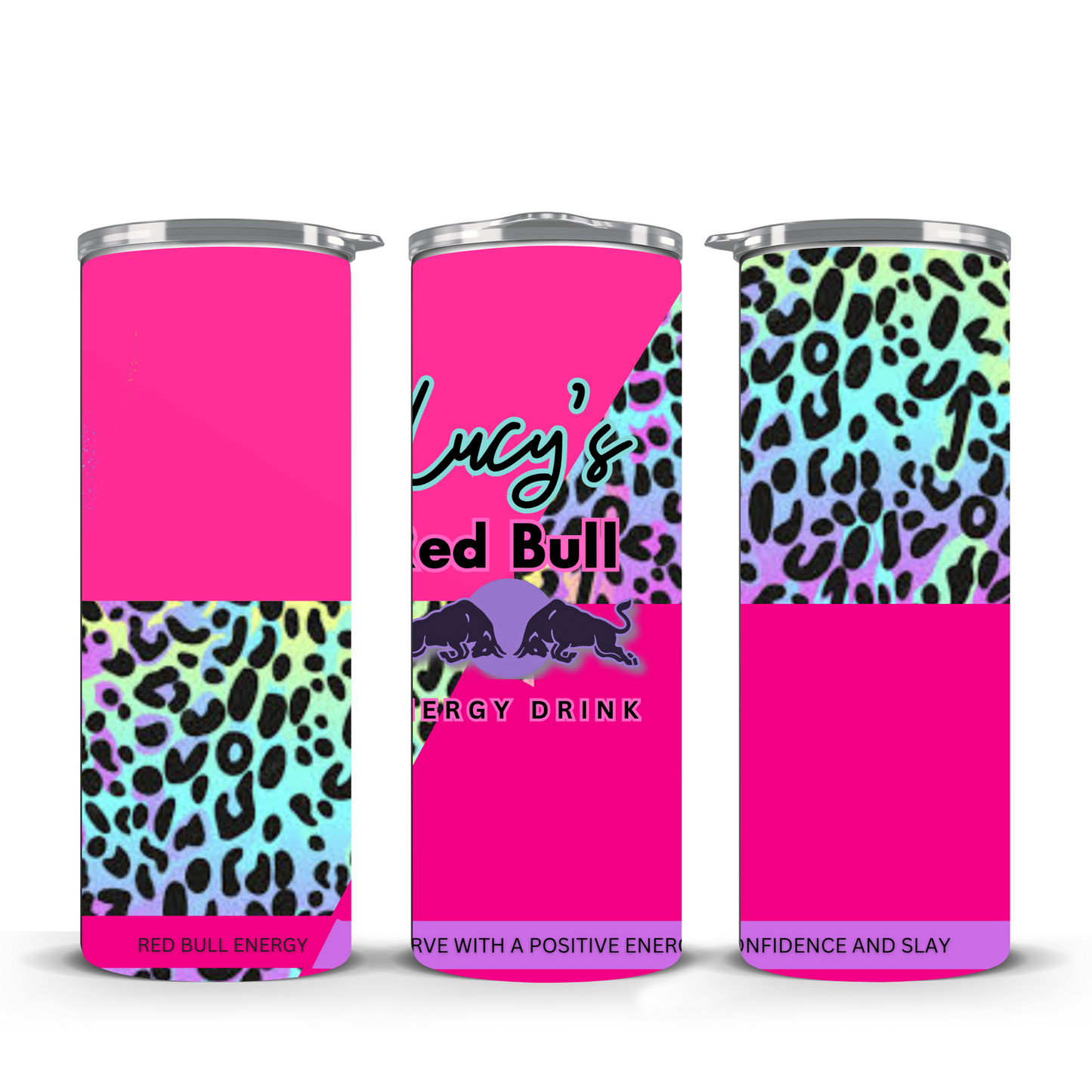 R Energy Dark Pink Leopard