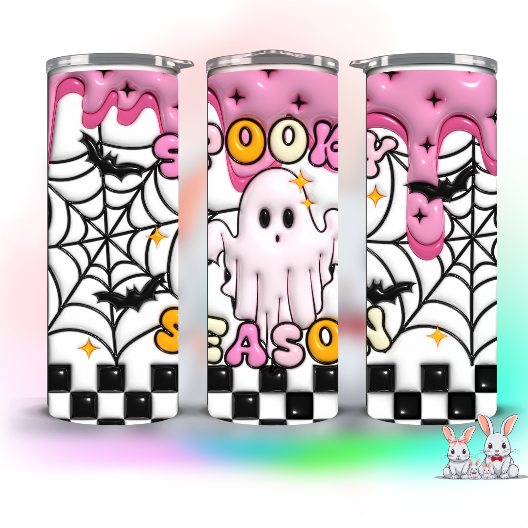 spooky season themed tumbler