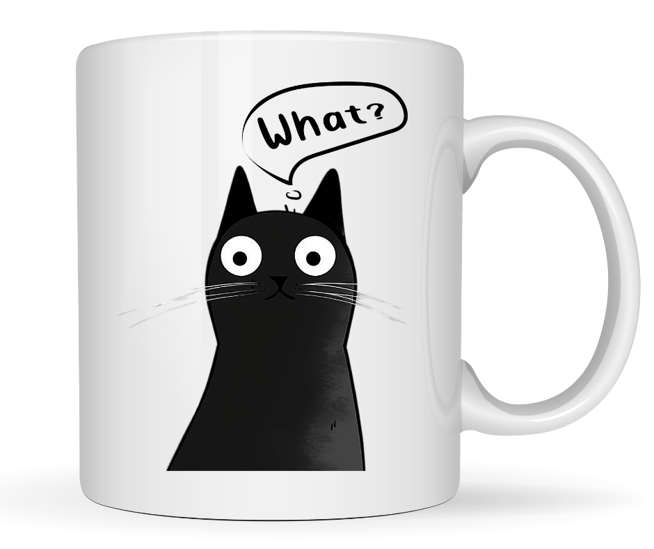 WHAT CAT MUG