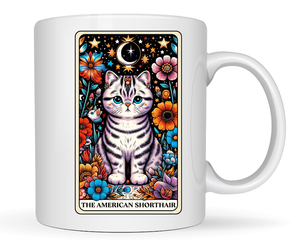 THE AMERICAN SHORTHAIR CAT MUG