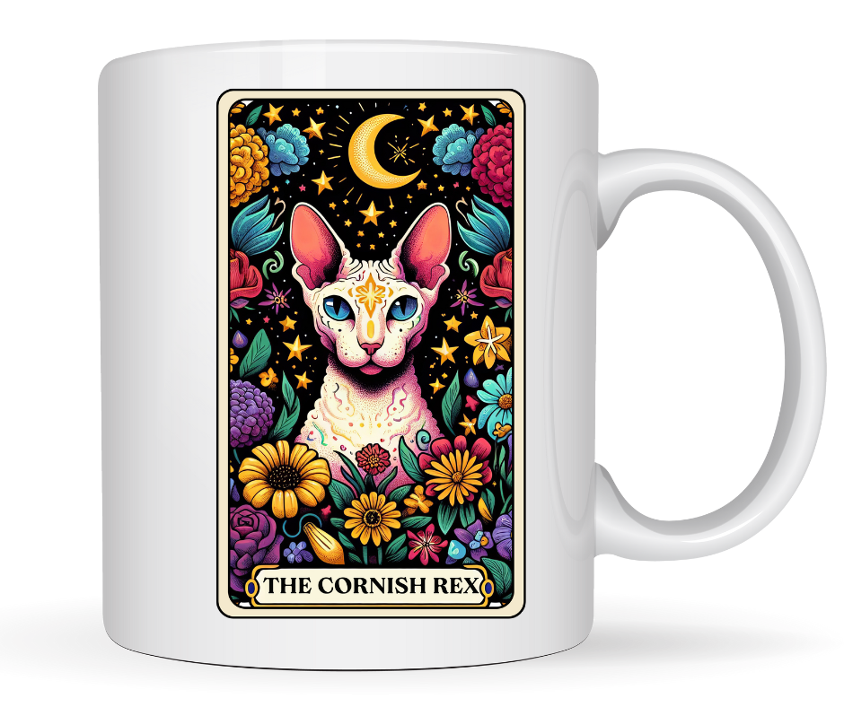 THE CORNISH REX CAT MUG
