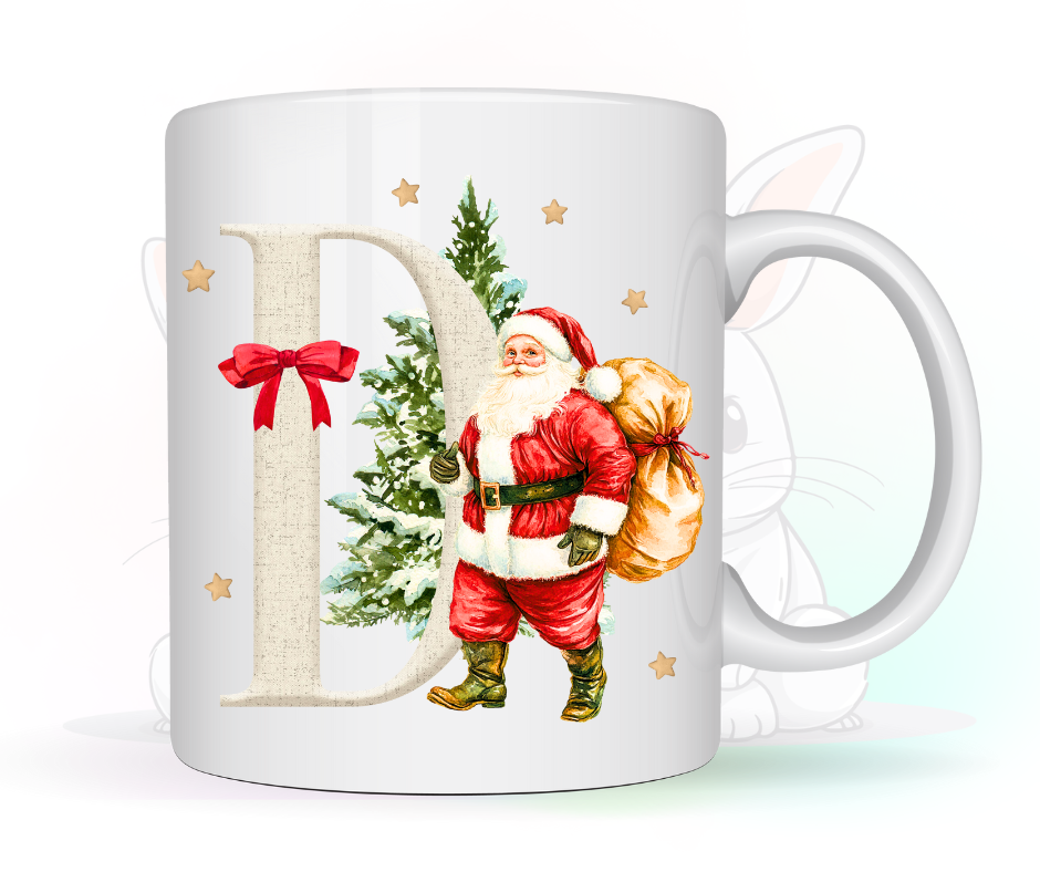 FATHER CHRISTMAS INITIAL MUG