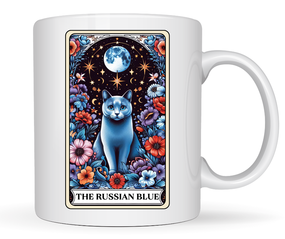 THE RUSSIAN BLUE CAT MUG