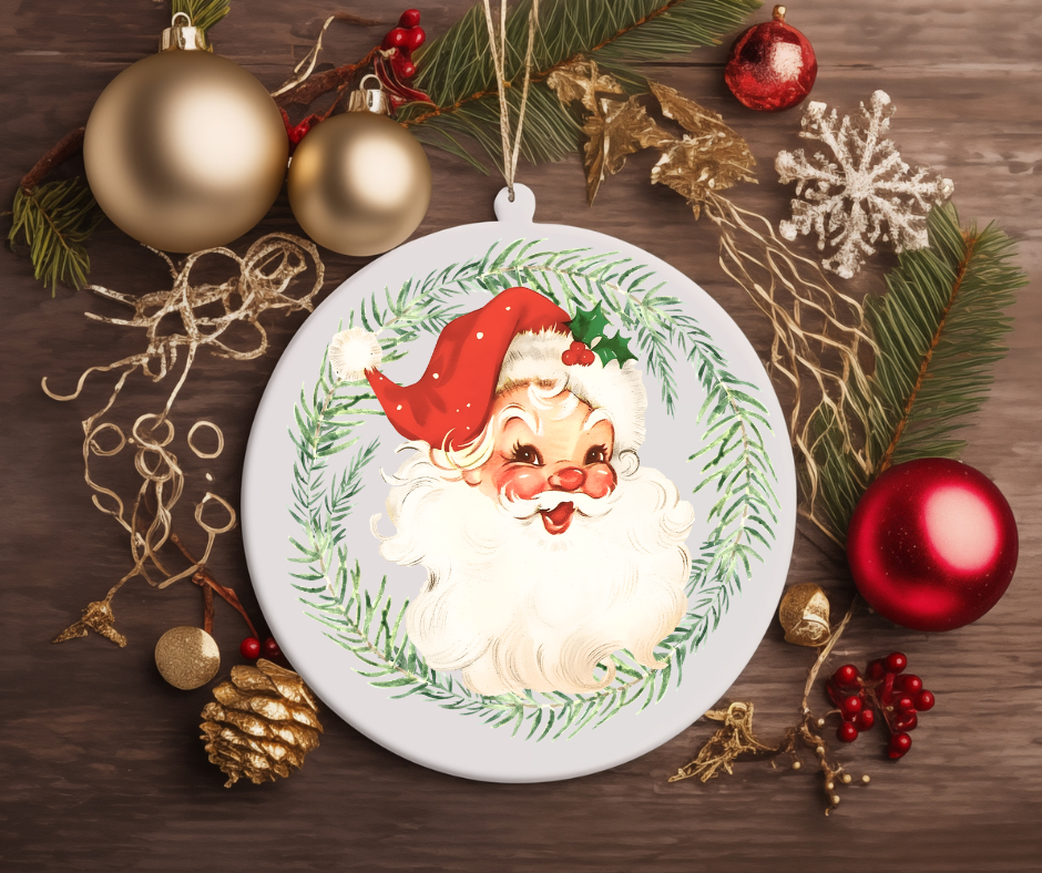 SANTA CHRISTMAS TREE ORNAMENT