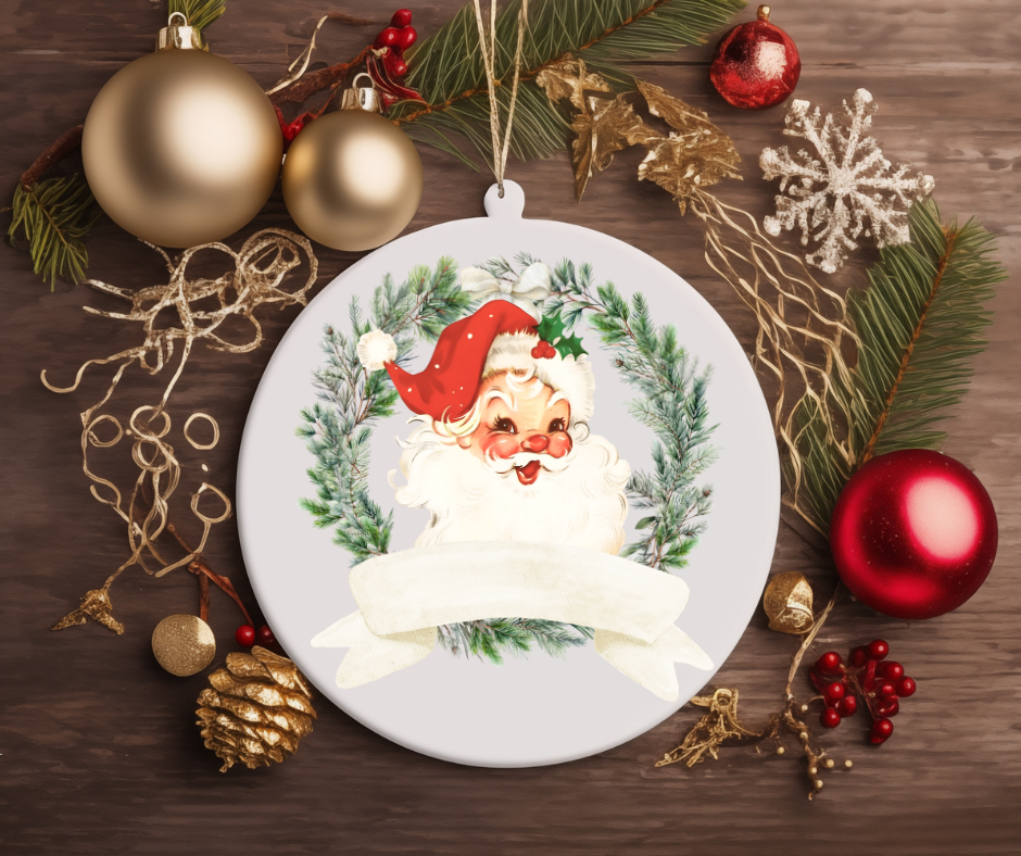SANTA CHRISTMAS TREE ORNAMENT