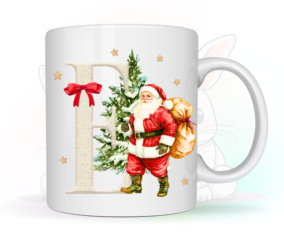 FATHER CHRISTMAS INITIAL MUG