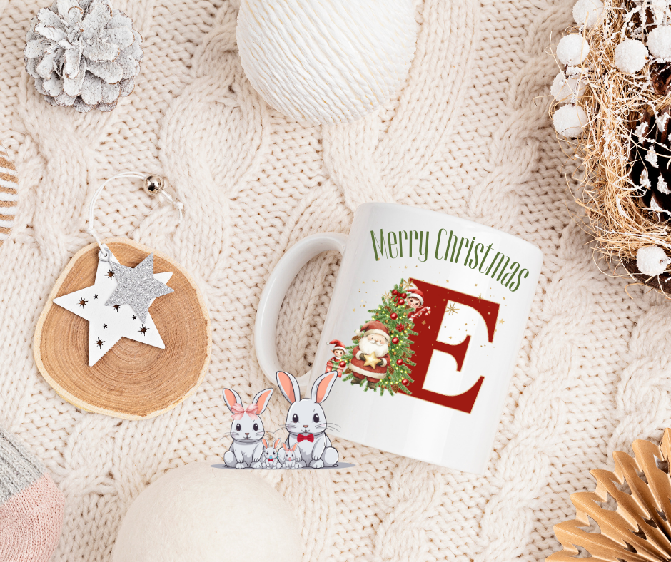 SANTA AND HIS LITTLE EF 11OZ MUG