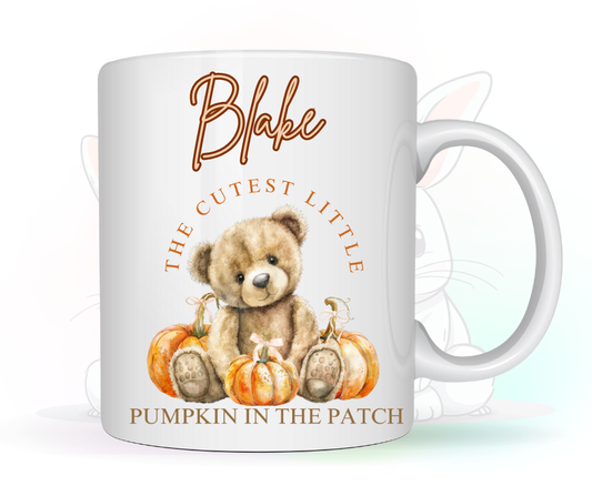 THE CUTEST LITTLE PUMPKIN ON THE PATCH MUG