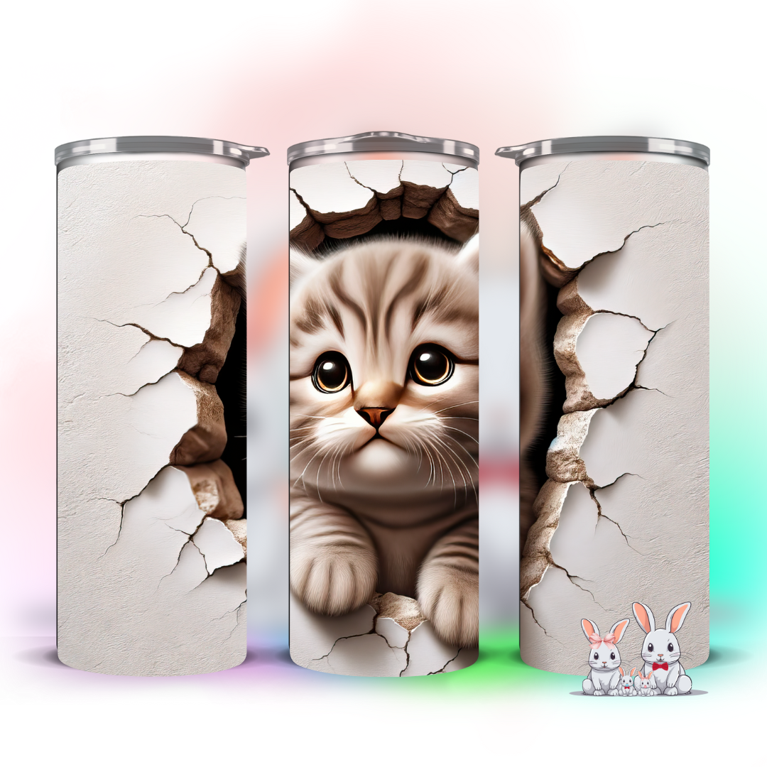 CAT WALL TUMBLER