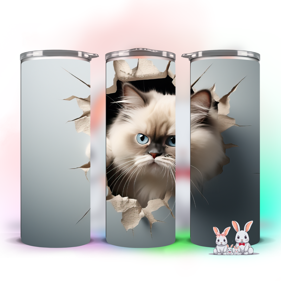 WALL CAT TUMBLER