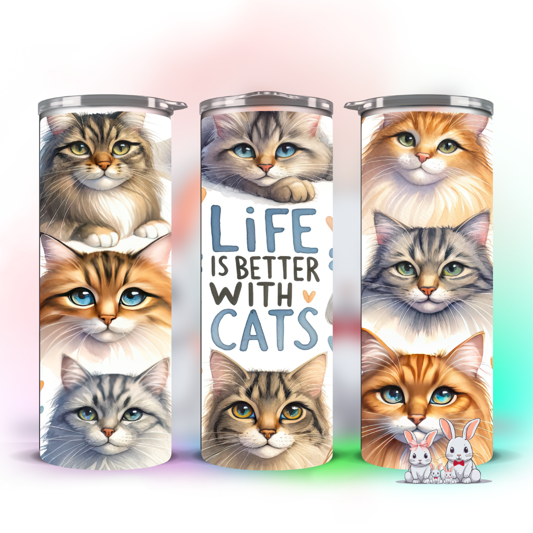 LIFE IS BETTER WITH CATS