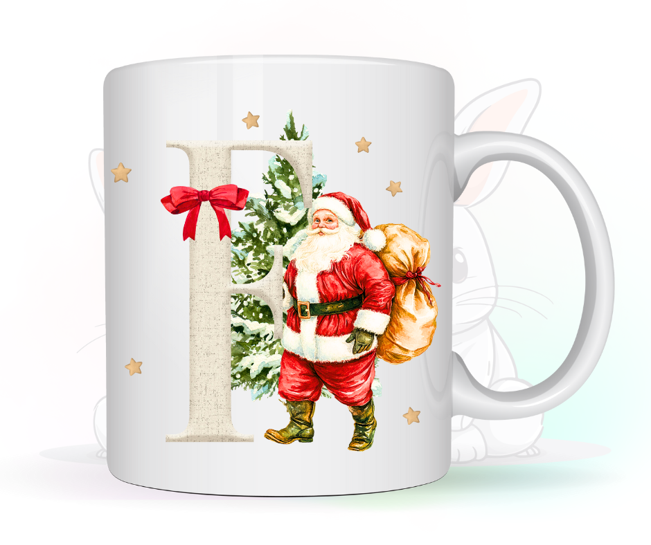 FATHER CHRISTMAS INITIAL MUG