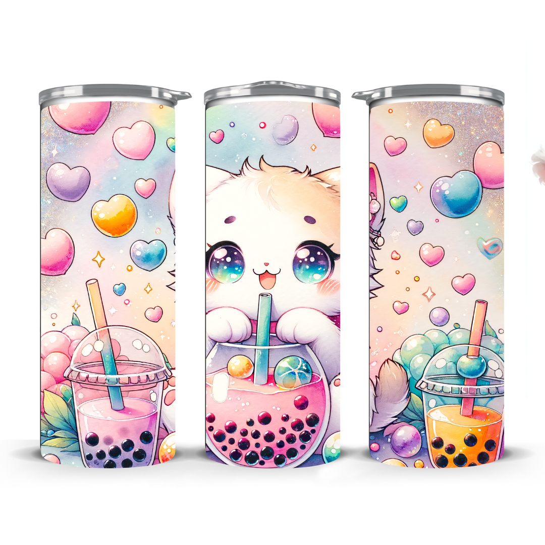 bubble tea cat