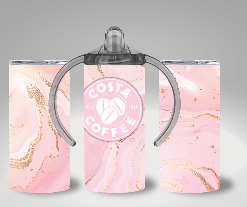 PINK MARBLE EFFECT TUMBLER