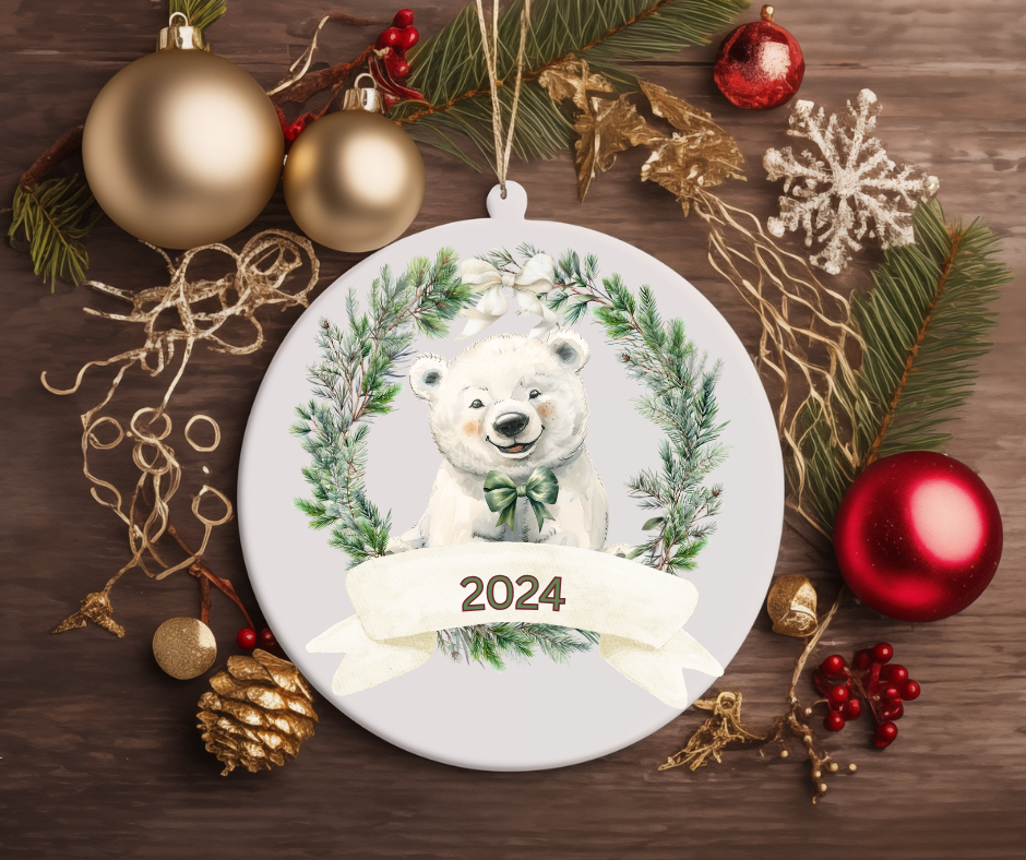 POLAR BEAR REEF TREE ORNAMENT