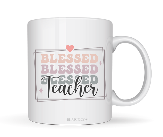 BLESSED TEACHER MUG