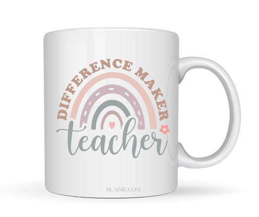DIFFERENCE MAKER TEACHER MUG