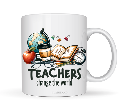 TEACHERS CHANGE THE WORLD MUG