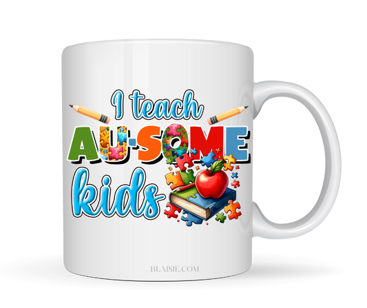 I TEACH AU-SOME KIDS MUG