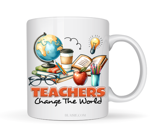 TEACHERS CHANGE THE WORLD MUG