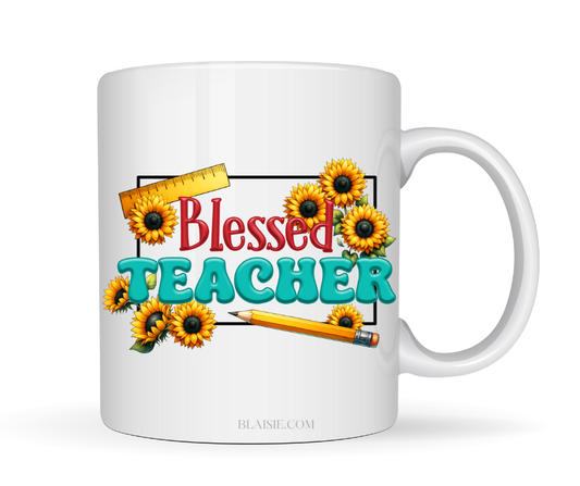 BLESSED TEACHER MUG