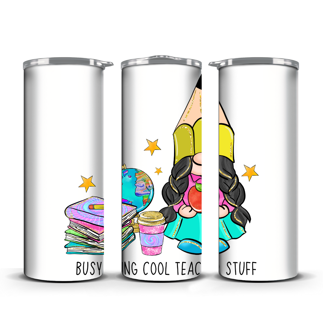 BUSY DOING COLL TEACHER STUFF TUMBLER