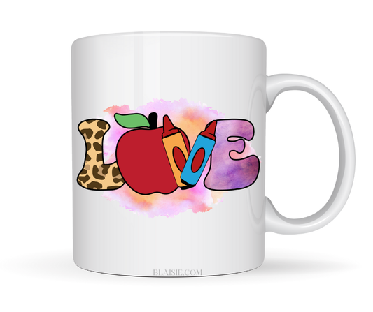 LOVE TEACHER MUG