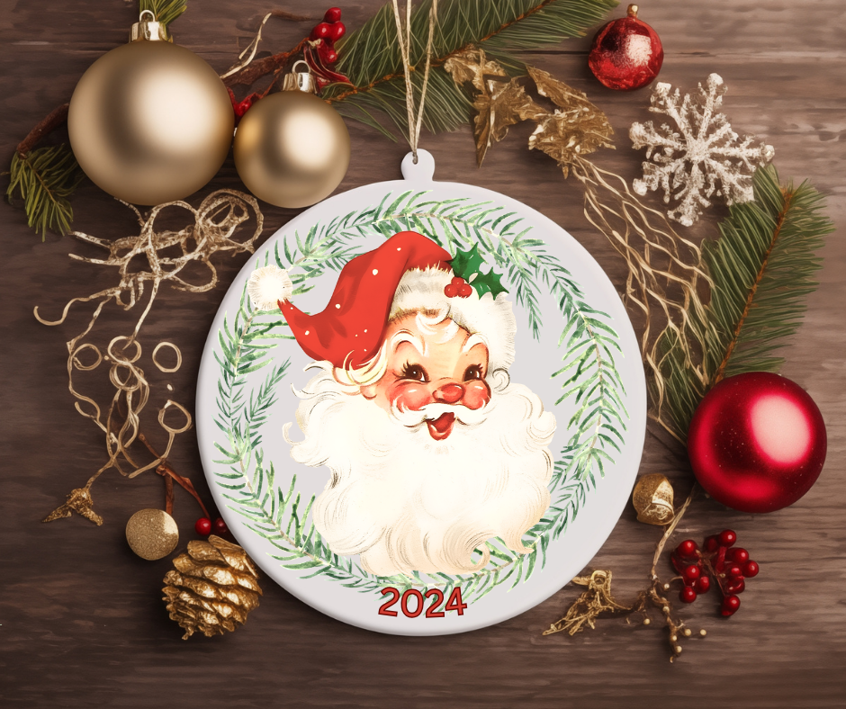 SANTA TREE ORNAMENT