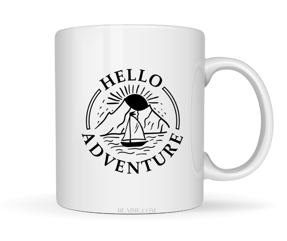 HELLO ADVENTURE MUG