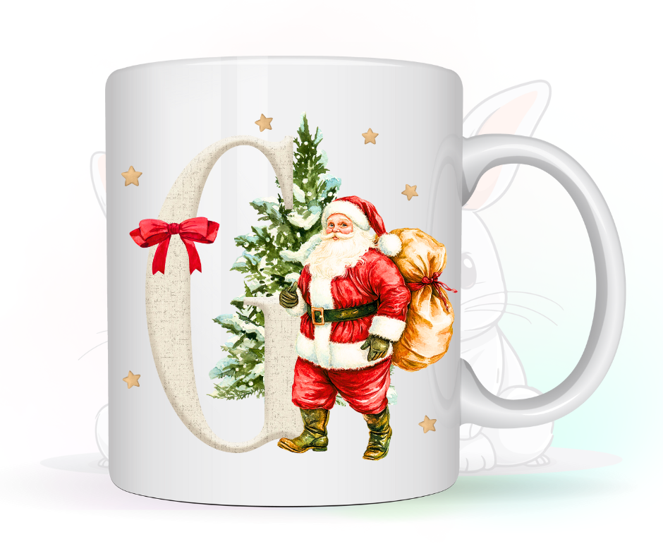 FATHER CHRISTMAS INITIAL MUG