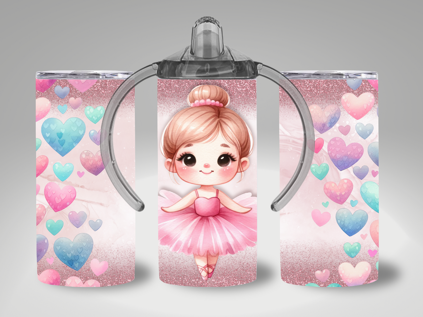 ballerina heart sippy