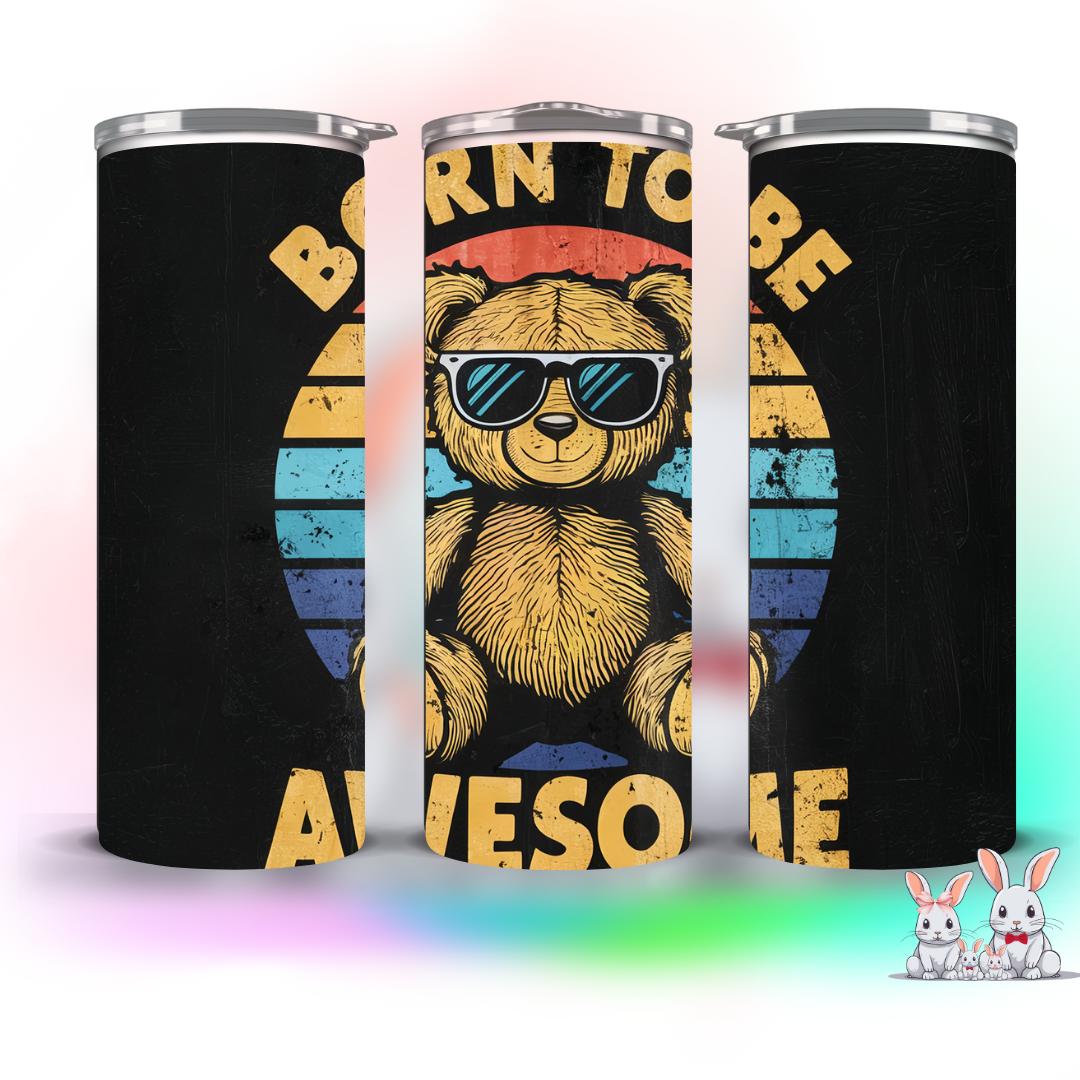 BORN TO BE RICH TEDDY TUMBLER