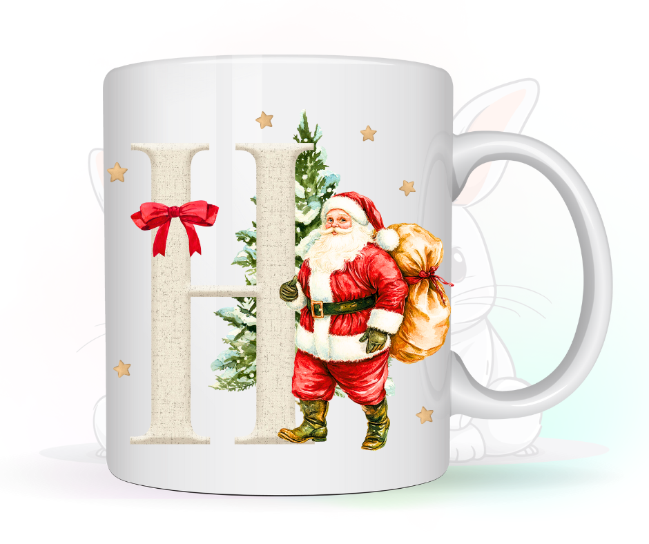 FATHER CHRISTMAS INITIAL MUG