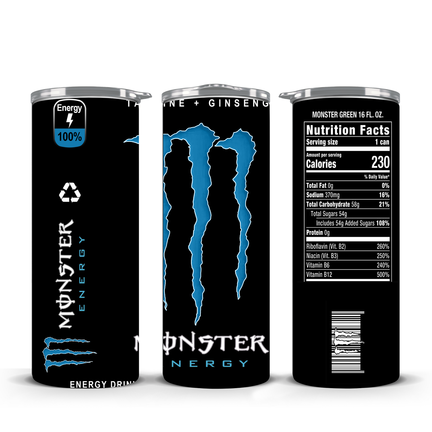 m energy black blue