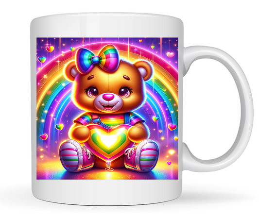 RAINBOW TEDDY MUG