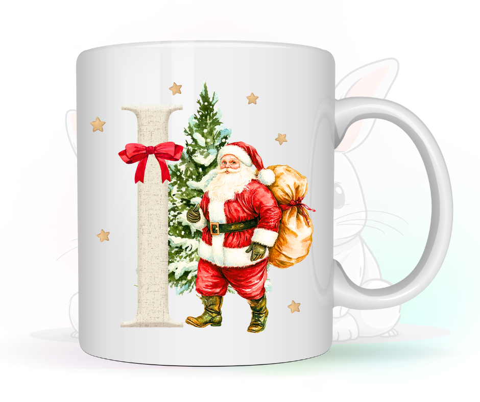 FATHER CHRISTMAS INITIAL MUG