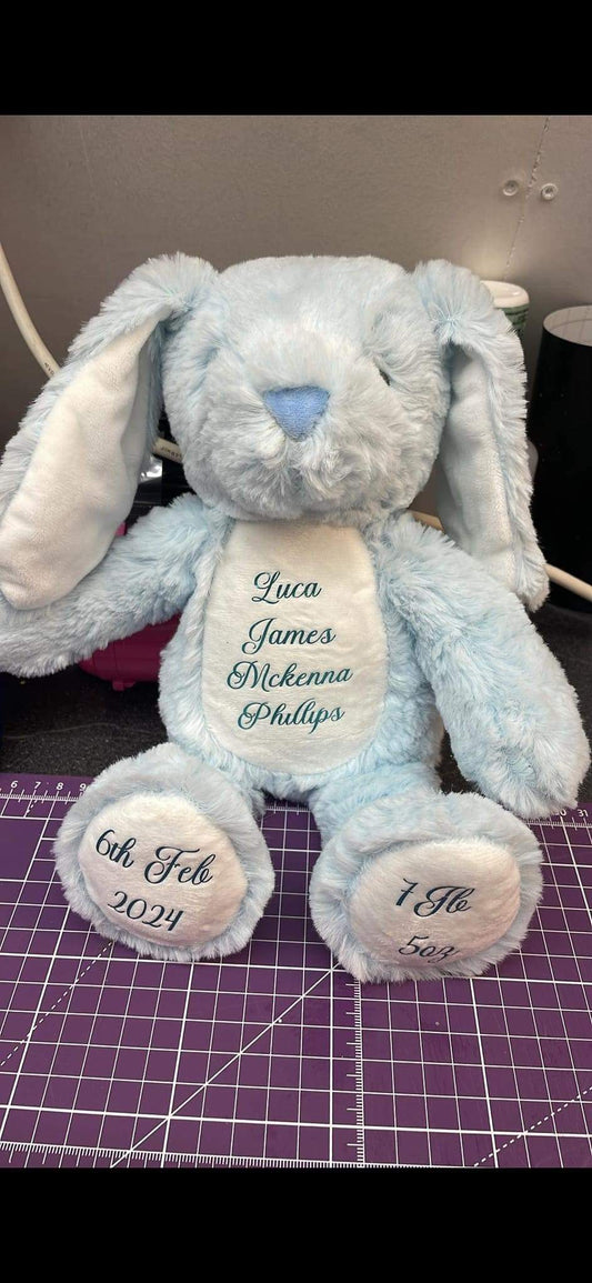 Birth announcement teddy