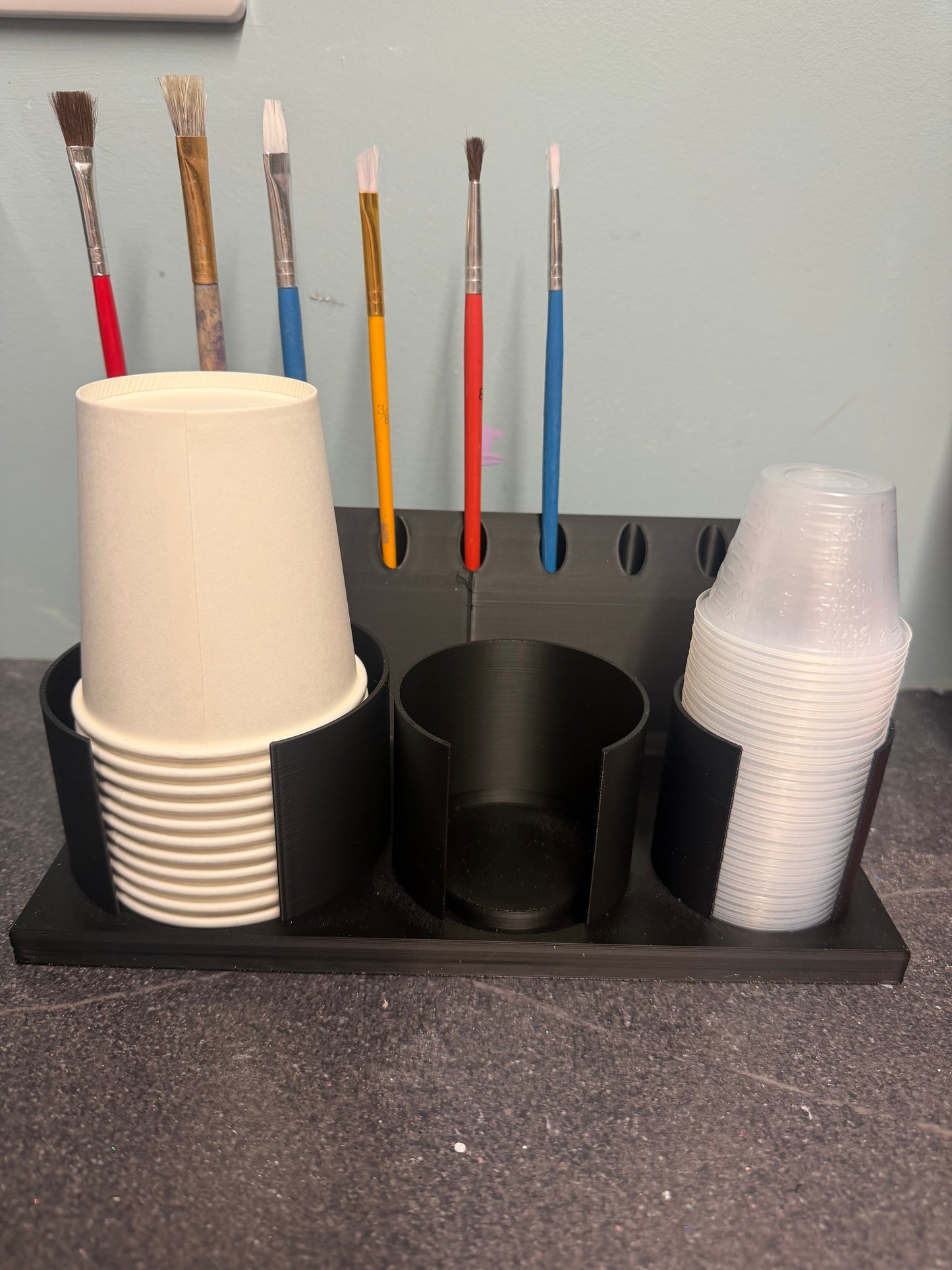 resin cup stand