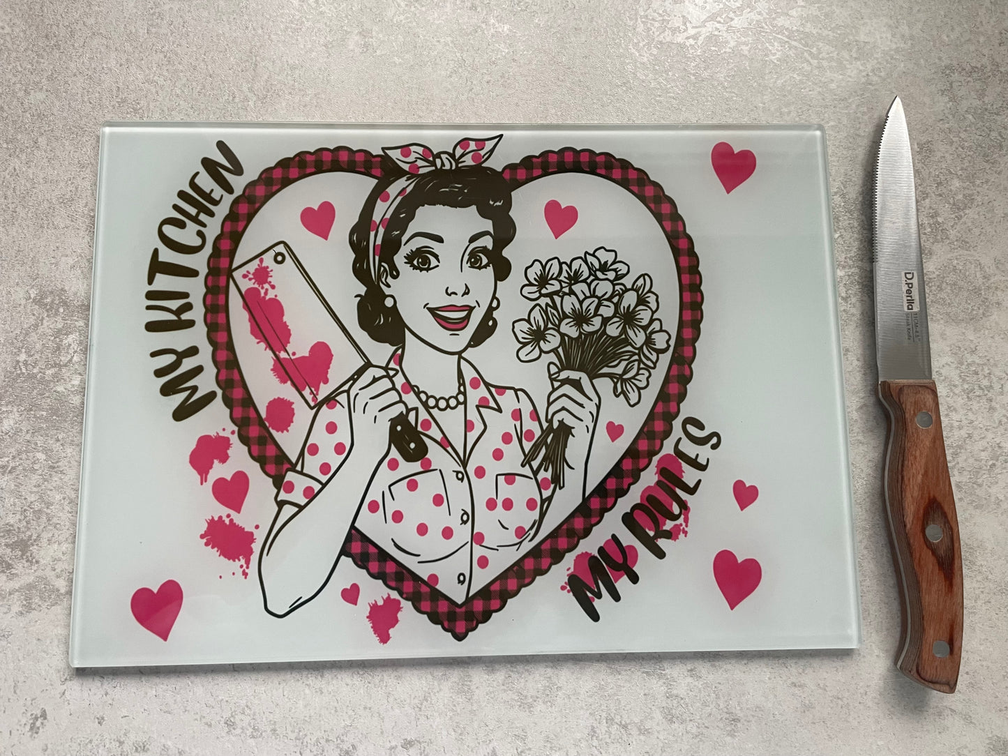 my kitchen rules chopping board