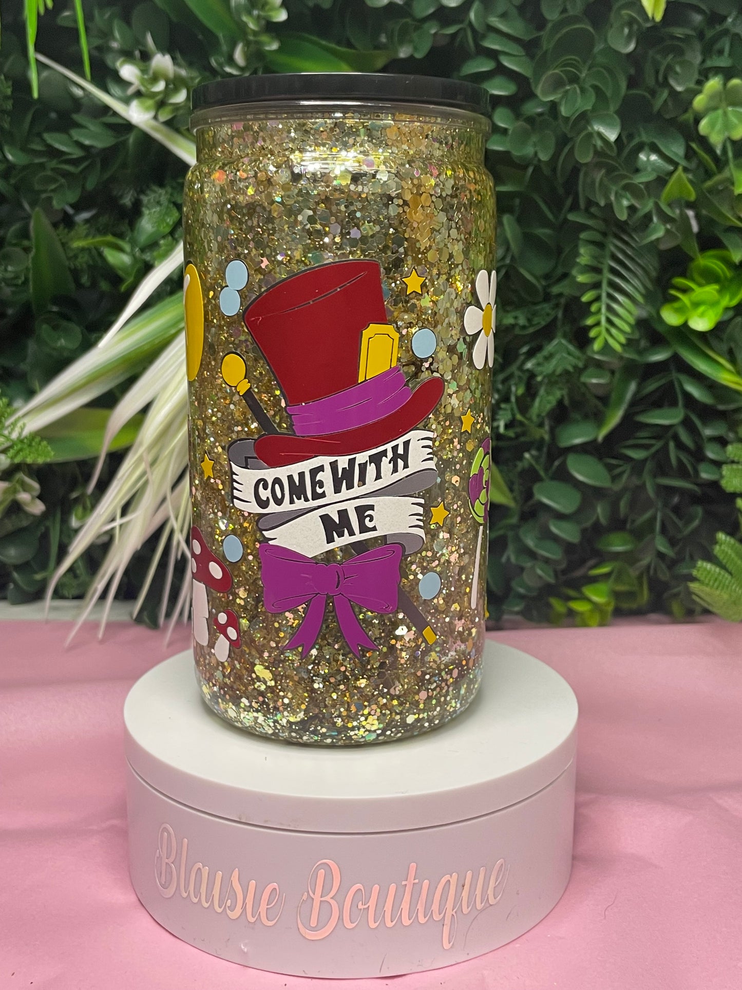 COME WITH ME WONKA INSPIRED  SNOWGLOBE