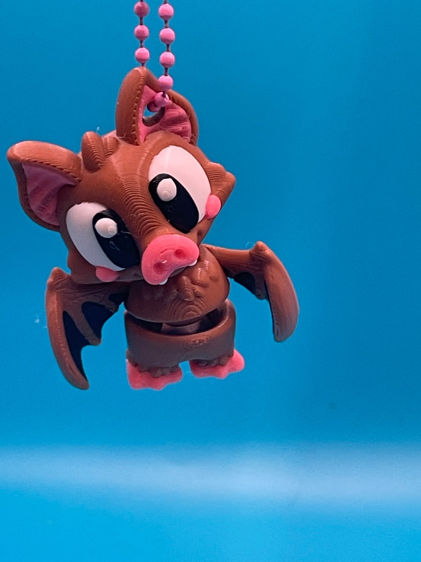 BAT CAVE WITH TWO BATS AND OPTION FOR BAT KEYCHAIN